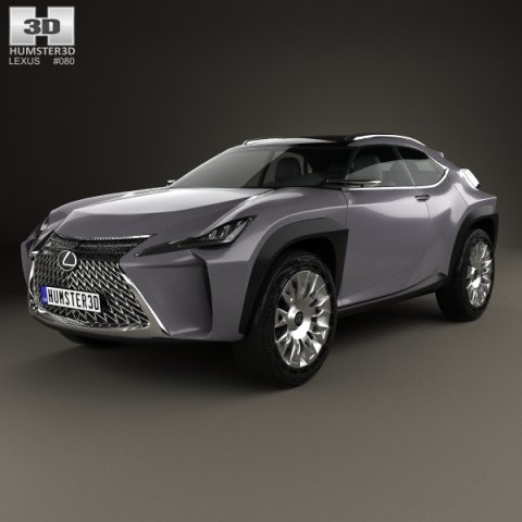 Lexus UX 2016 3D Model