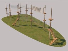 Rope Park 3D Model