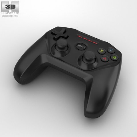 SteelSeries Nimbus Wireless Gaming Controller 3D Model