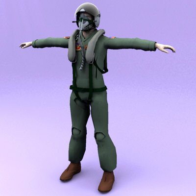 Pilot 3D Model