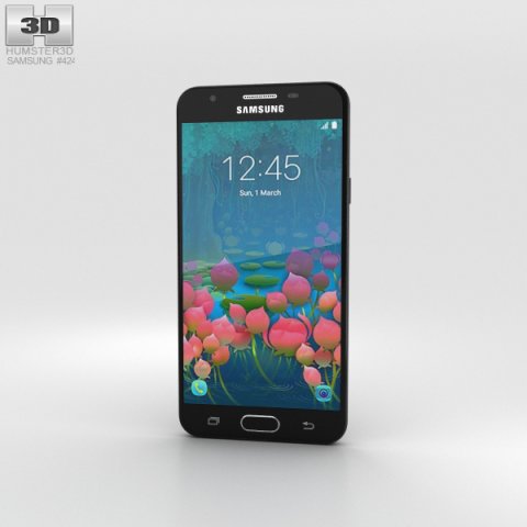 Samsung Galaxy J5 Prime Black 3D Model