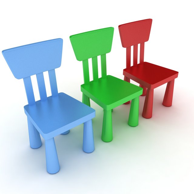 Children chair 3D Model