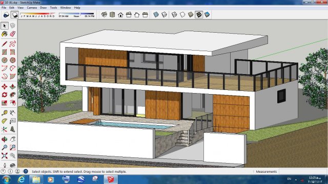 Villa sketchup – 6 3D Model