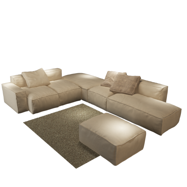 Sofa – Bonaldo Peanut 3D Model