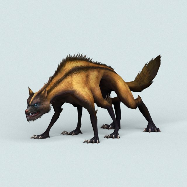 Monster Hyena 3D Model