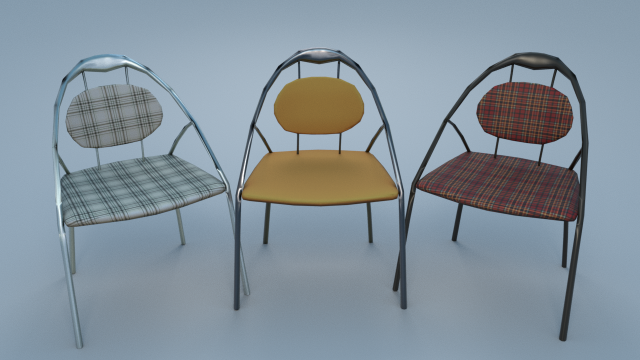 Chair9 for cafe 3D Model