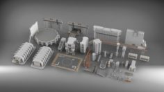 Sci-Fi Elements collection 3 3D Model