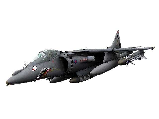 British Aerospace Harrier II 3D Model