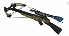 Weapon – crossbow – fbx and texture and ready scene for marmoset toolbag 3D Model