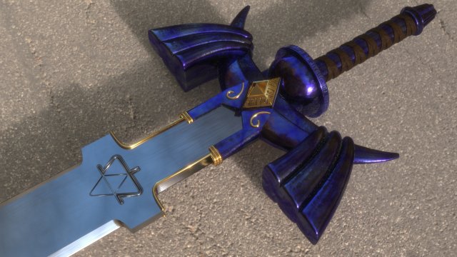 Master Sword from The Legend of Zelda 3D Model