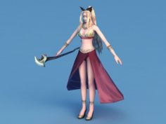 Female witch – w2 3D Model