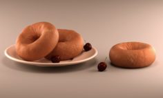Doughnuts 3D Model