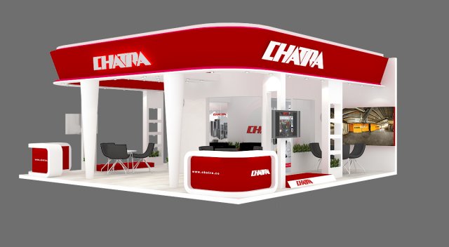EXHIBITION STAND 23 3D Model