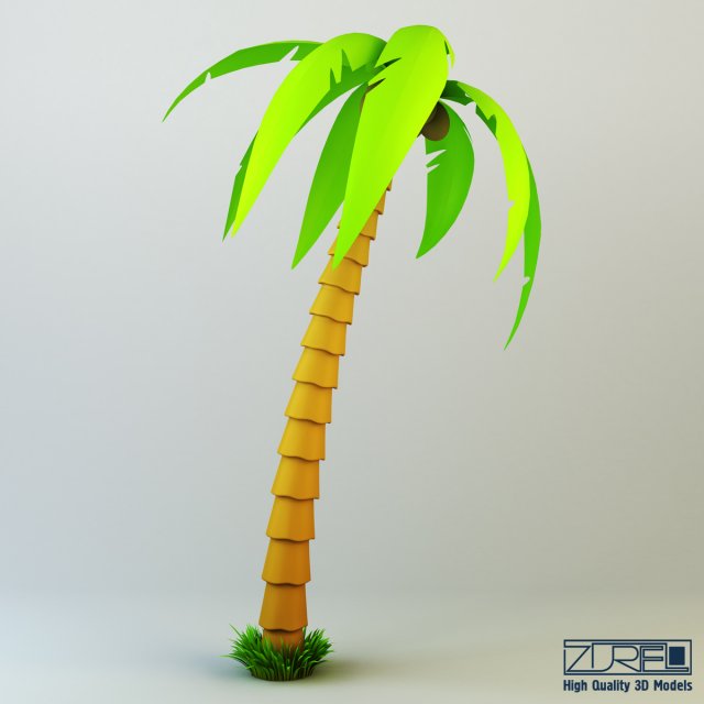 Palm tree v 1 3D Model