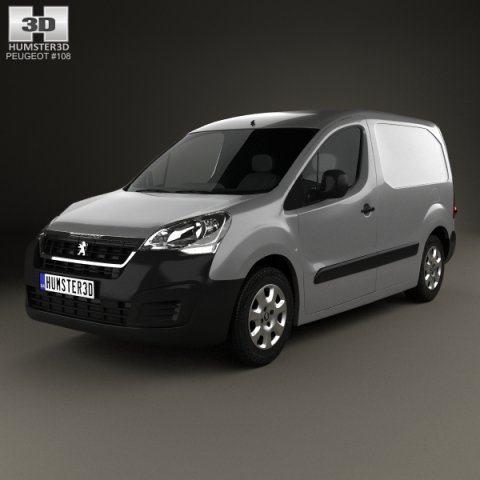 Peugeot Partner Van 2015 3D Model