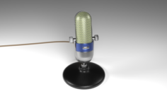 Vintage microphone – retro 3D Model