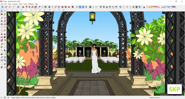 Sketchup Park K1 3D Model