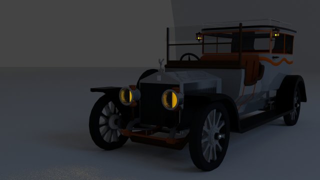 RollsRoyce Silver Ghost 1914 3D Model