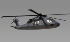 Stealth Helicopter Osama Raid 3D Model