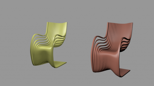 Chair modern 3D 3D Model