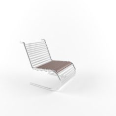 Chair steel 3D Model