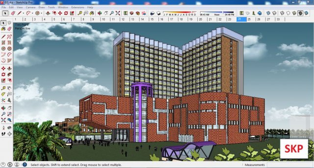 Sketchup office building G3 3D Model