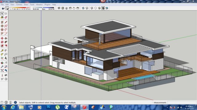 Villa sketchup – 1 3D Model