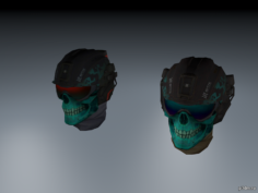 Absolute helmet Warface 3D Model