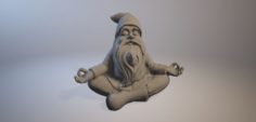 Statuette – Meditating gnome 3d print model 3D Model