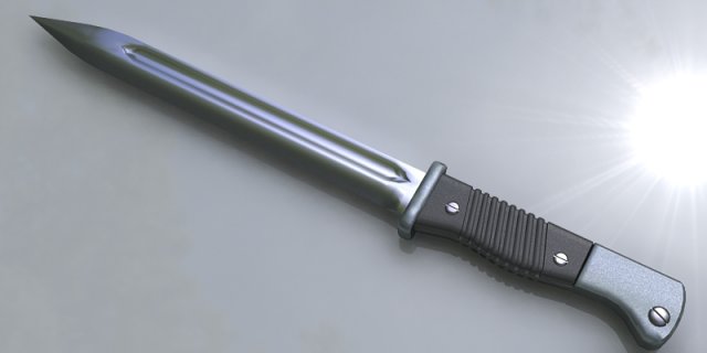 War knife 3D Model