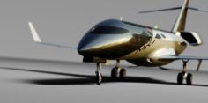 Concept private jet 3D Model