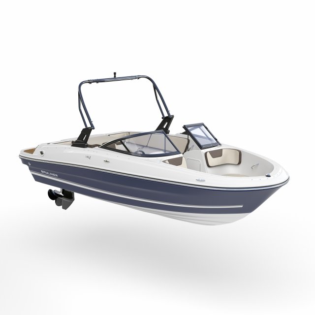 Motorboat Bayliner VR 4 3D Model