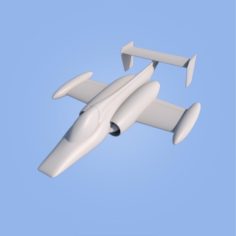 Race jet airplane 3D Model