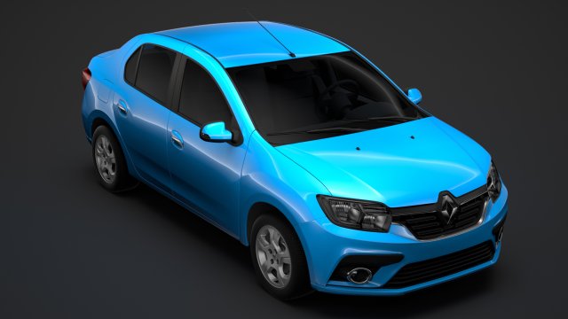 Renault Logan 2018 3D Model