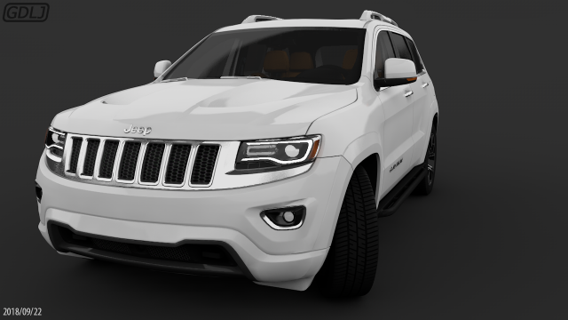 Jeep Cherokee Full Model 3D Model