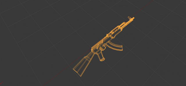 AK 47 3D Model