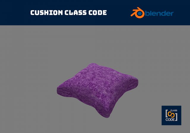 Cushion – Class Code Free 3D Model