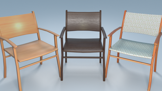 Chair8 for cafe 3D Model