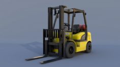 Forklift 18D-7E 3D Model