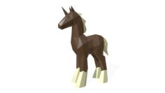 Unicorn horse 3D Model