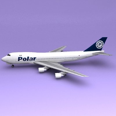 Boeing 747 Polar 3D Model
