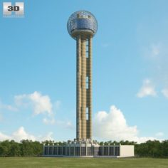 Reunion Tower 3D Model