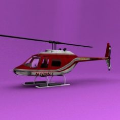 Bell 206 USFS 3D Model