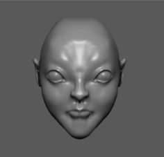 Doll head 3D Model
