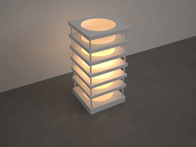 3 Lamp 3D Model