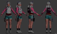 Lunatic Cindy 3D Model