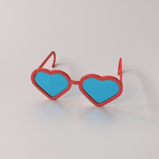 Fashion Eyeglasses v2 3D Model