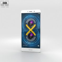 Huawei Honor 6x Silver 3D Model