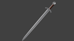 Two Simple Swords Free 3D Model