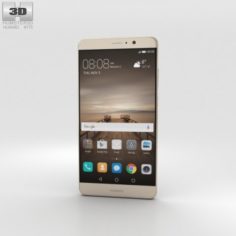 Huawei Mate 9 Champagne Gold 3D Model